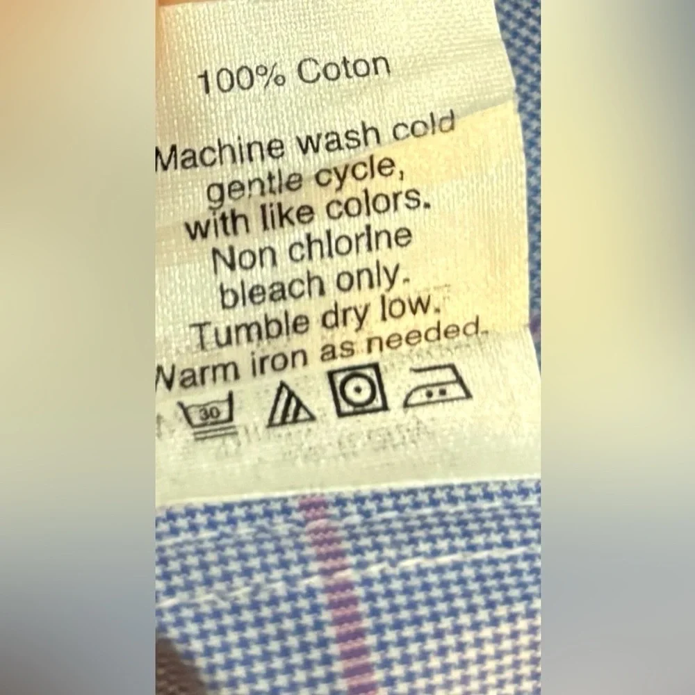 J.‎ Crew Men’s XL Blue/Pink Button Down Shirt